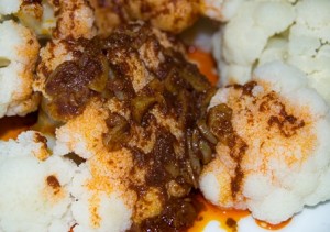 Cauliflower ajoarriero (Coliflor al ajoarriero)